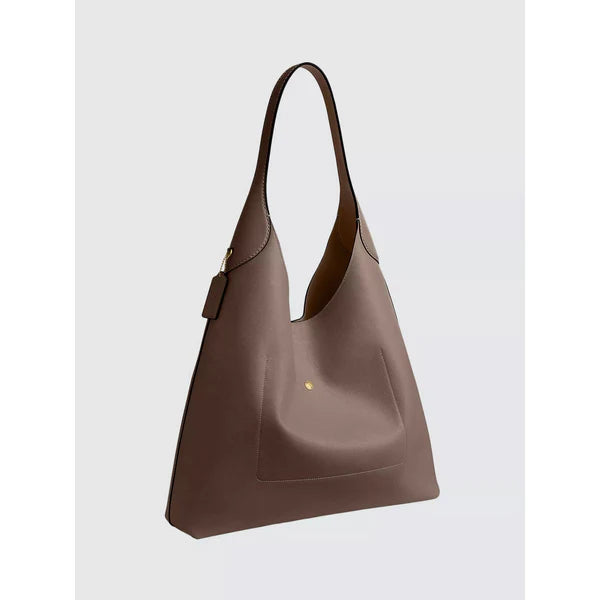 Coach Brooklyn 39 shoulder bag dark stone – side view