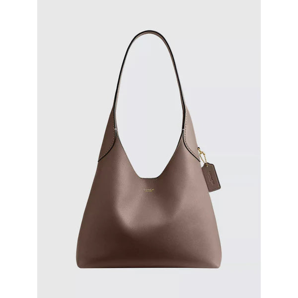 Coach Brooklyn 39 shoulder bag dark stone – front view