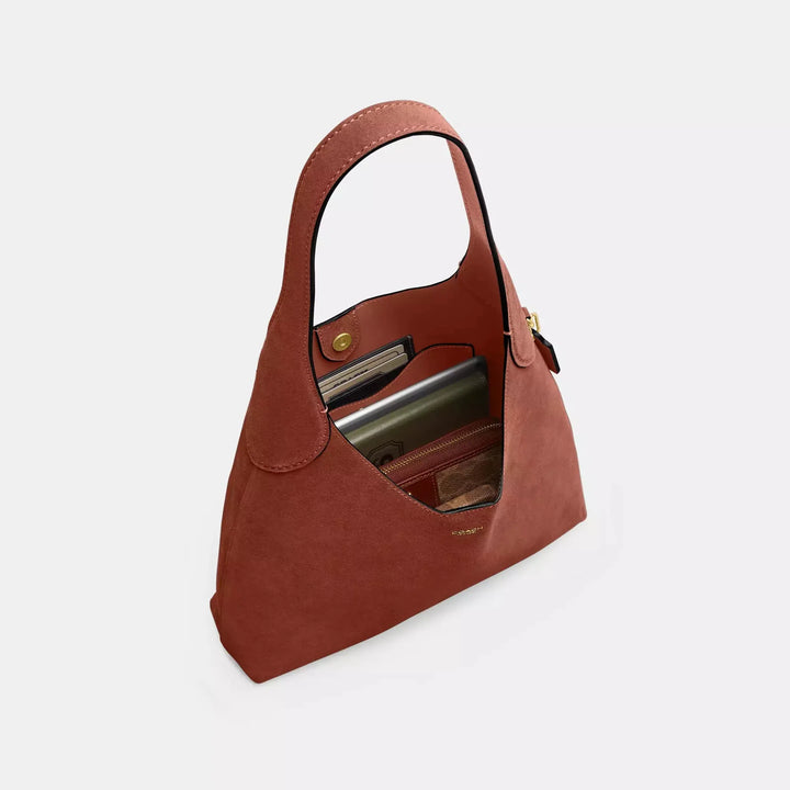 Coach Brooklyn 28 - merlot leather shoulder bag