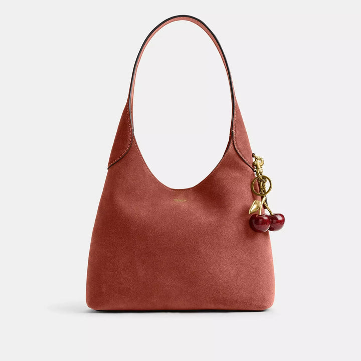 brooklyn shoulder bag 28 merlot - coach bag