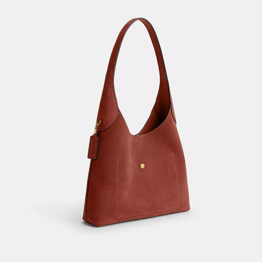 Brooklyn shoulder bag coach merlot - leather