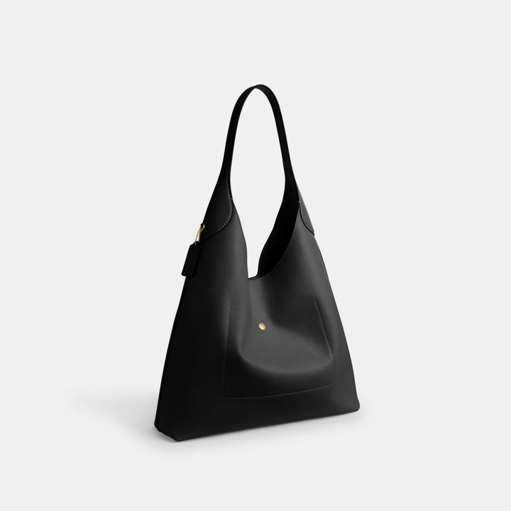 Coach Brooklyn 28 black shoulder bag - side view