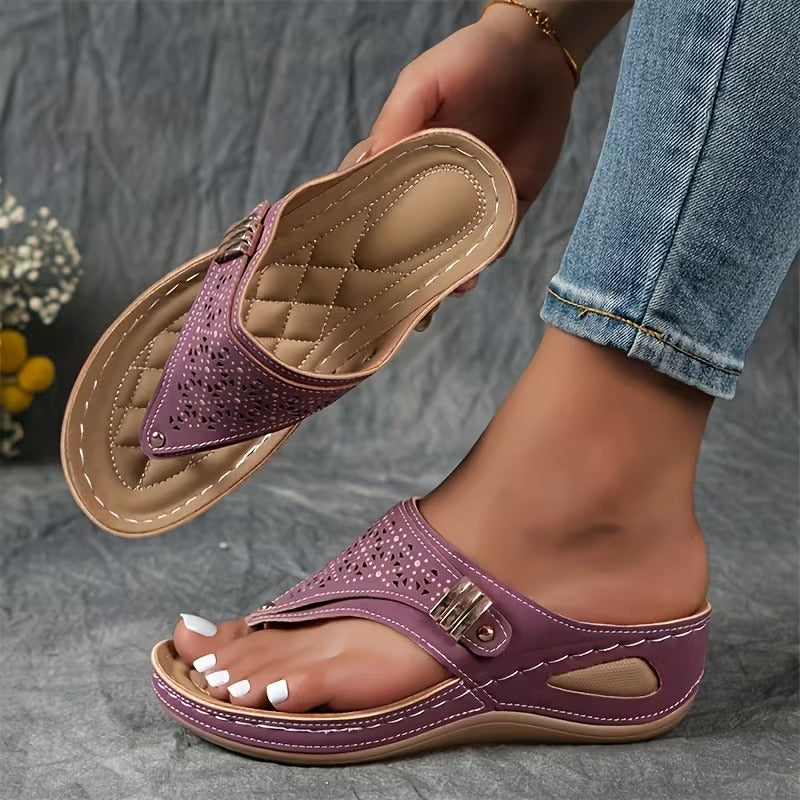 Archella Wedge Support Sandals — alternate view
