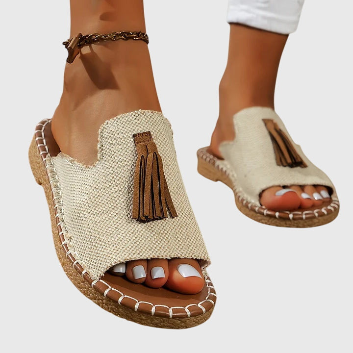 Lorraine Orthopedic Sandals — close-up detail