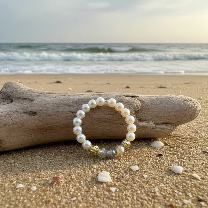 Main shot of the pearl statement ring