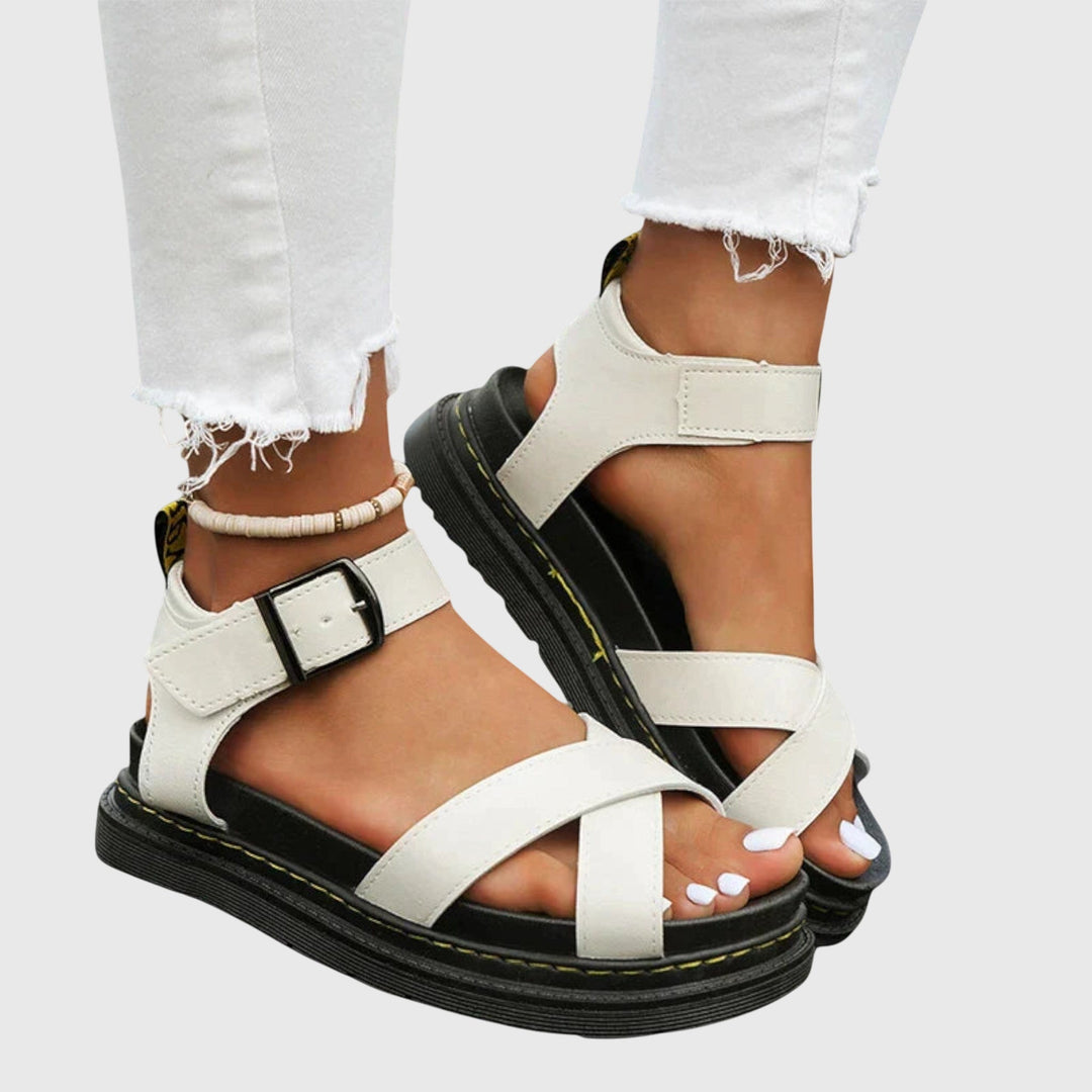 Lina Comfy Sandals — side view