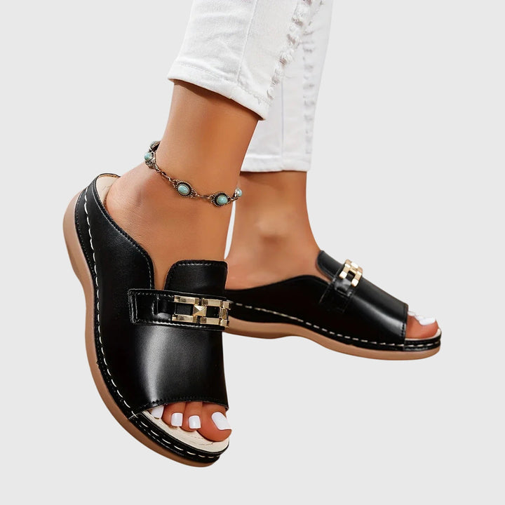 Beatrice Orthopedic Sandals — close-up detail