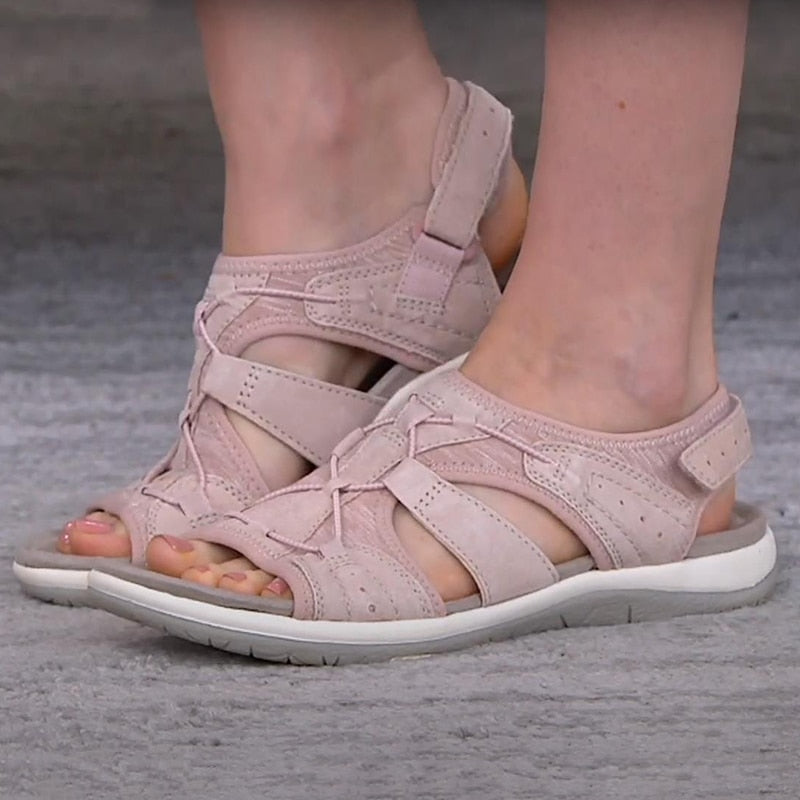 Amelia Orthopedic Sandals — lifestyle view