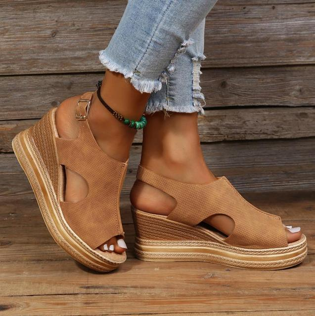 Peyton Orthopedic Sandals — back view