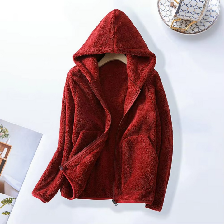 Avery Super Soft Coral Fleece Sweatshirt — product view