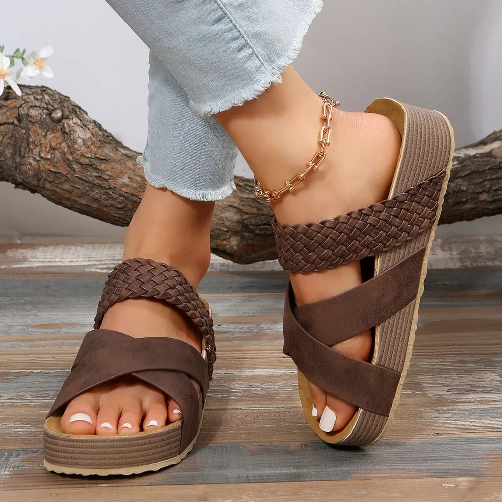 Victoria Orthopedic Sandals — side view