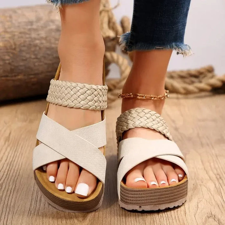 Victoria Orthopedic Sandals — lifestyle view