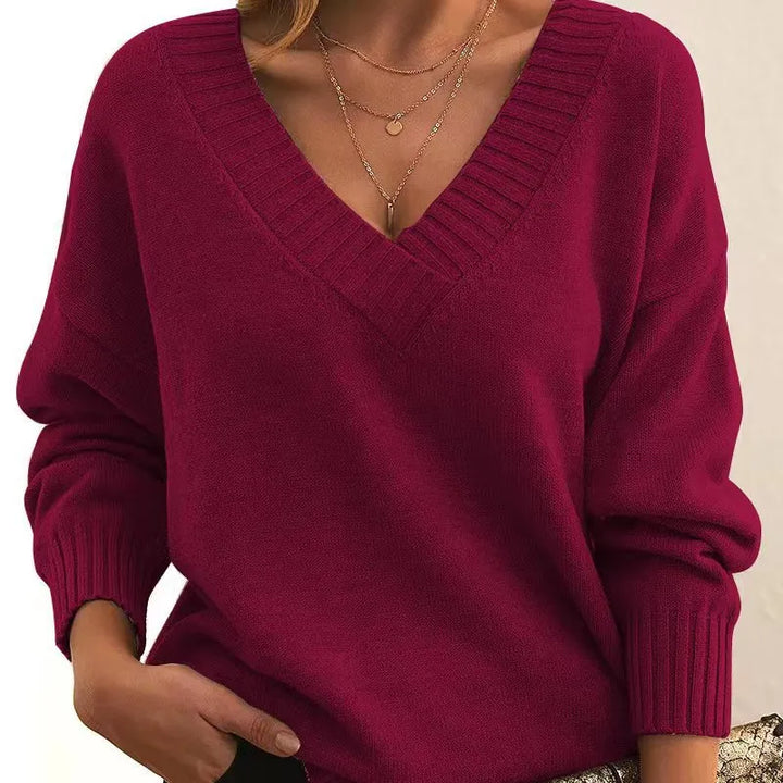 Mia Stylish Soft Sweater — styled view