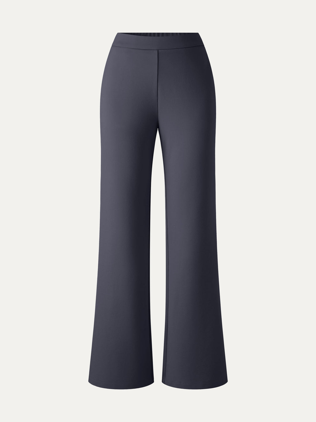 Ponte High-Rise Slim Flared Pants with Pockets