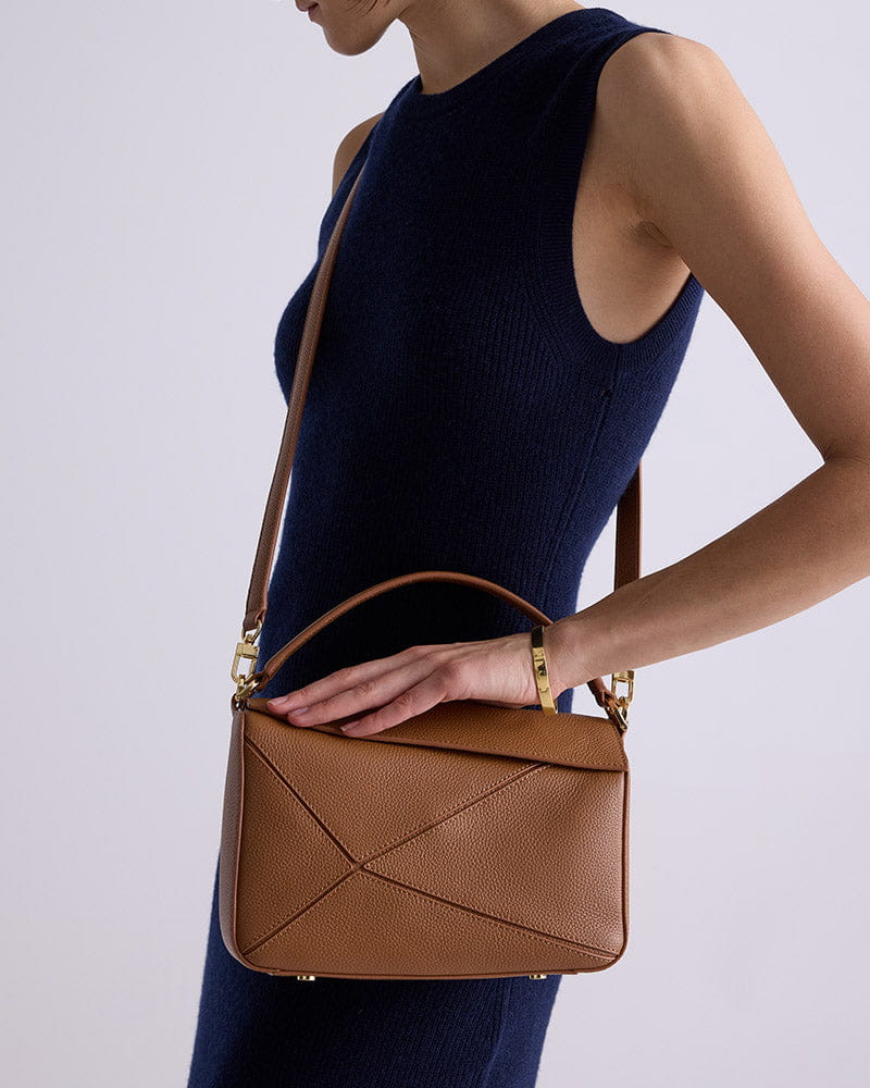 Women's Coffee Date Elegant Leather Mini Bag