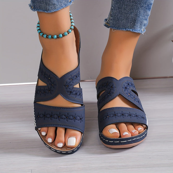 Hannah Orthopedic Sandals — top view