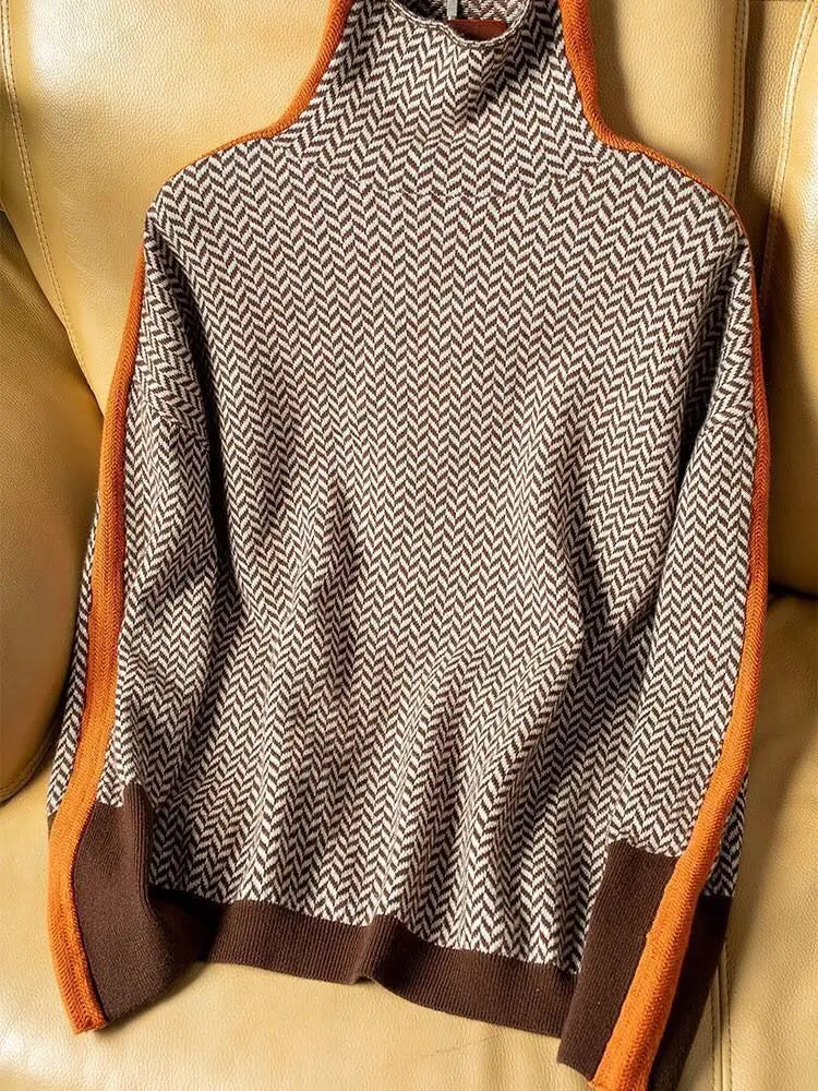 Emma Striped Sweater — close-up view