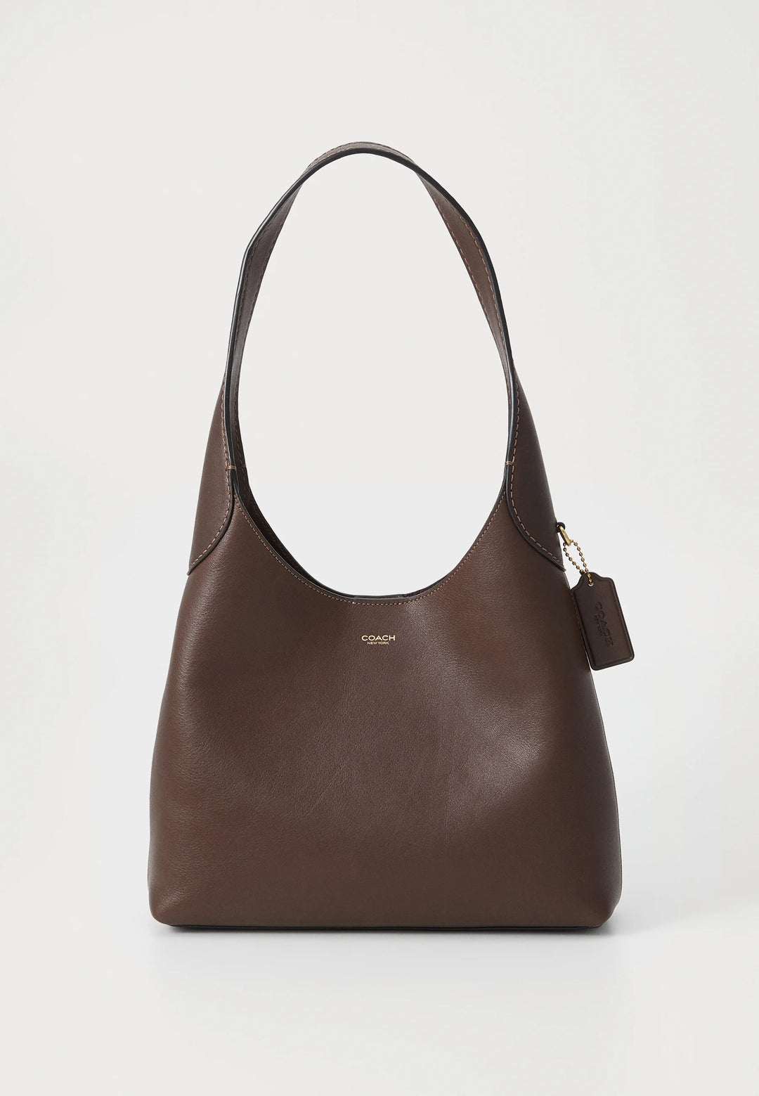 Coach Brooklyn 28 - brown leather shoulder bag