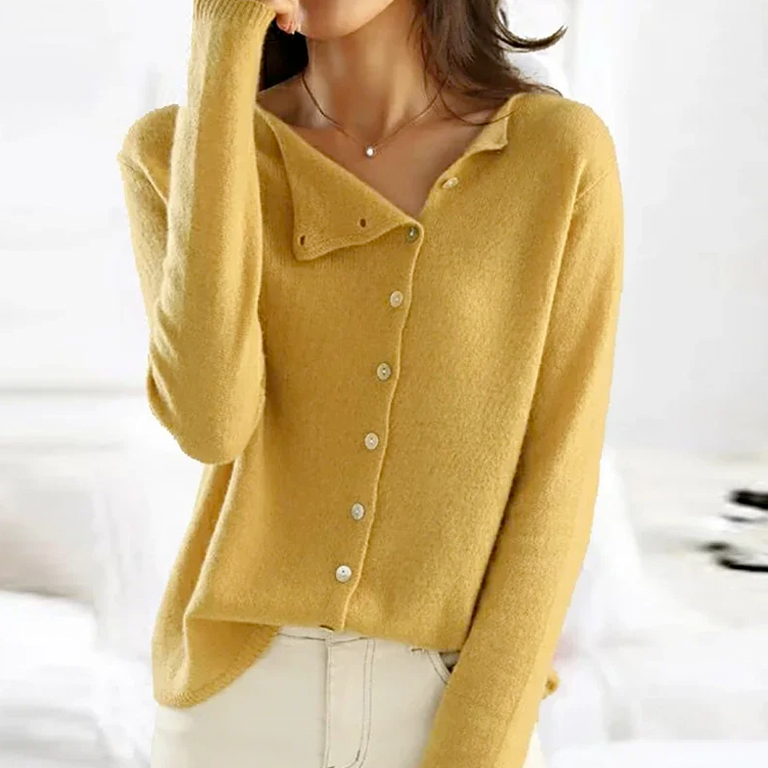 Avery Elegant Soft Cardigan — detail view