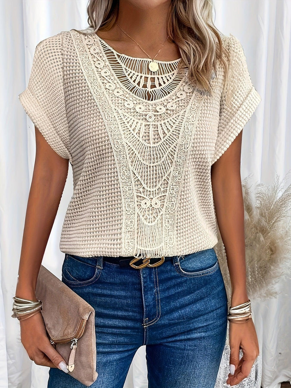 Beautifully Detailed Top — alternate view