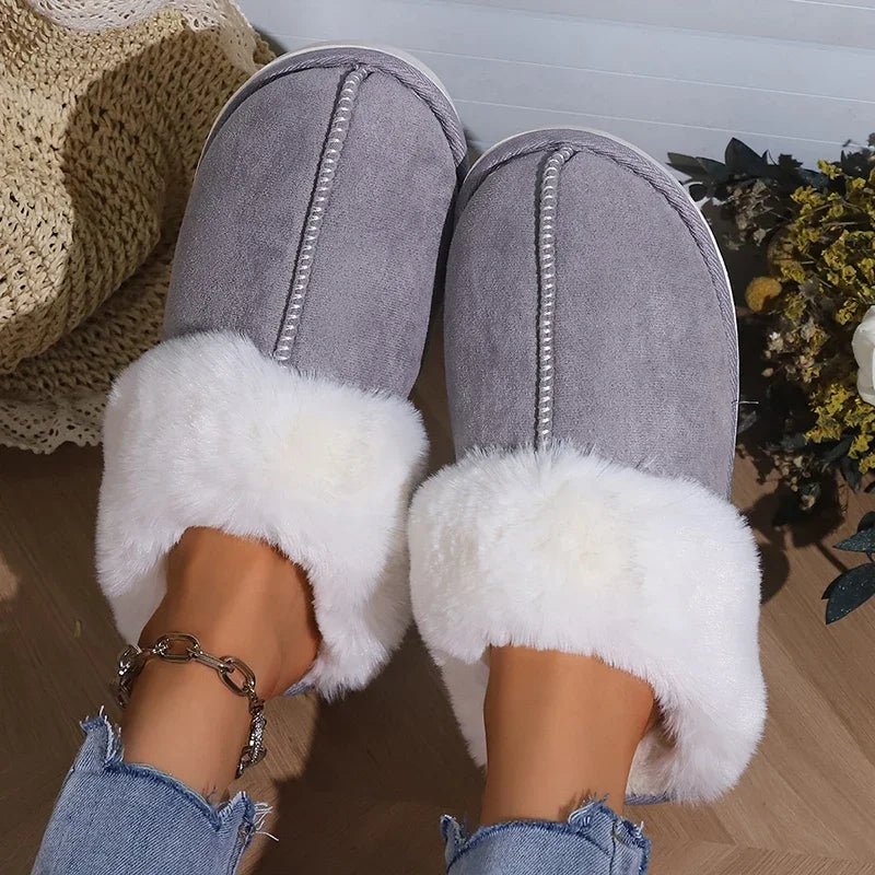 Ethel | Non-Slip Fur Slippers