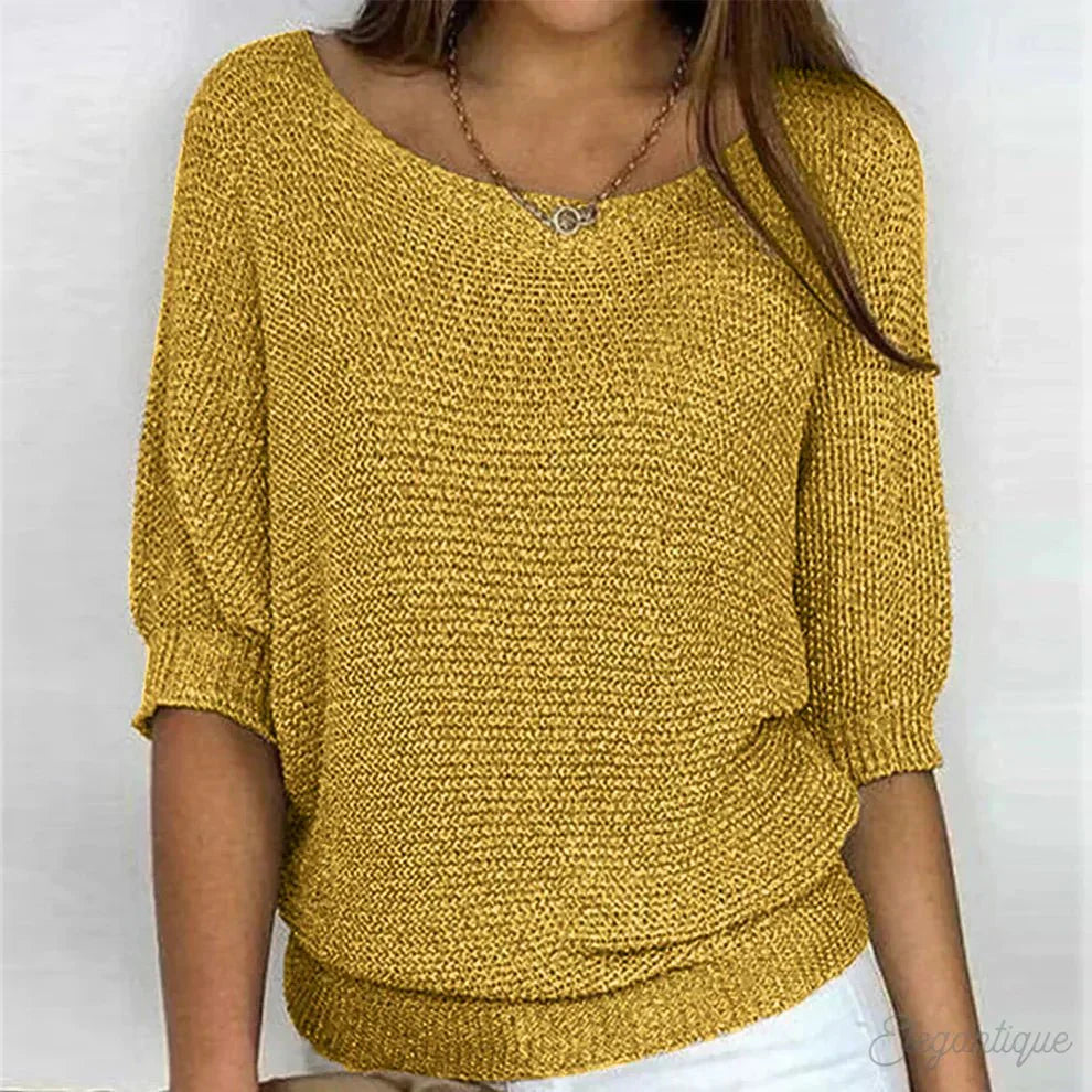 Sorella Textured Top — close-up view