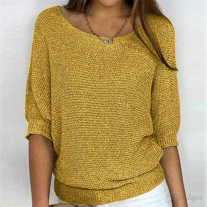 Sorella Textured Top — close-up view