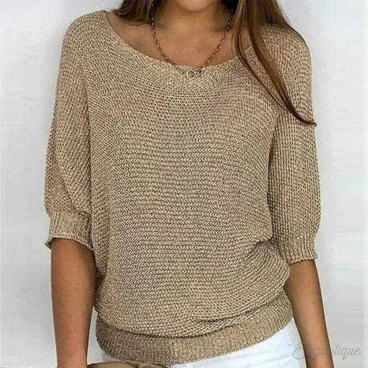 Sorella Textured Top — front view