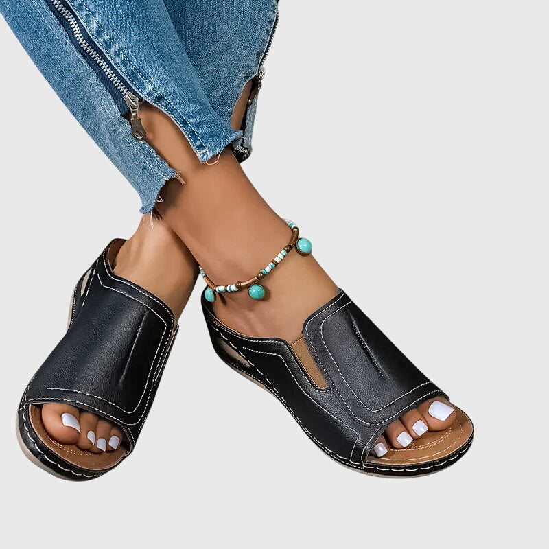 Aretha Orthopedic Sandals — close-up detail