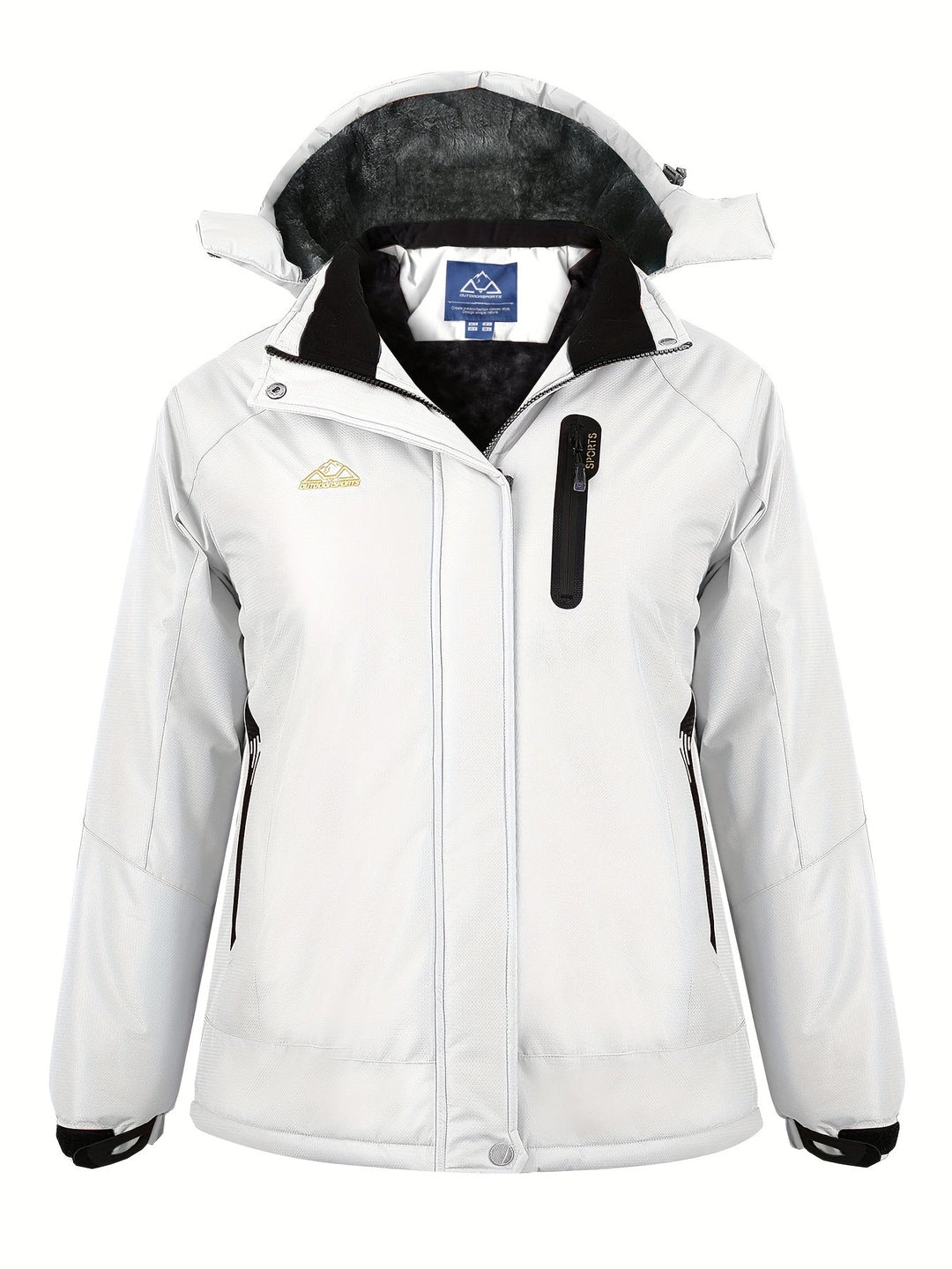 Sierra | Women's Waterproof Ski Jacket with Fleece-Lined Hood