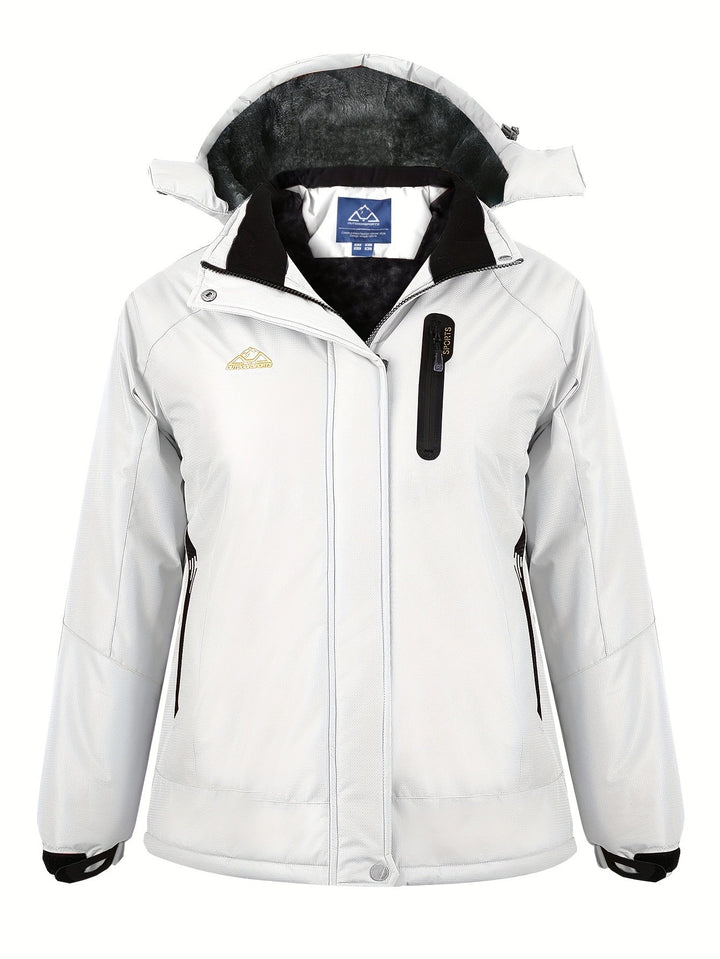 Wren | Women's Insulated Waterproof Ski Jacket with Fur-Lined Hood
