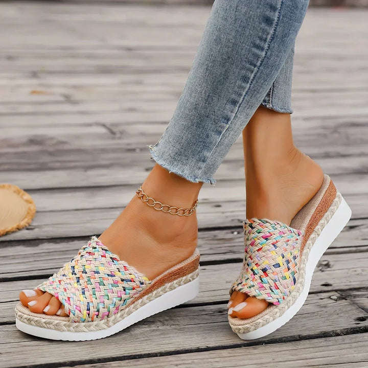Lily Orthopedic Sandals — top view