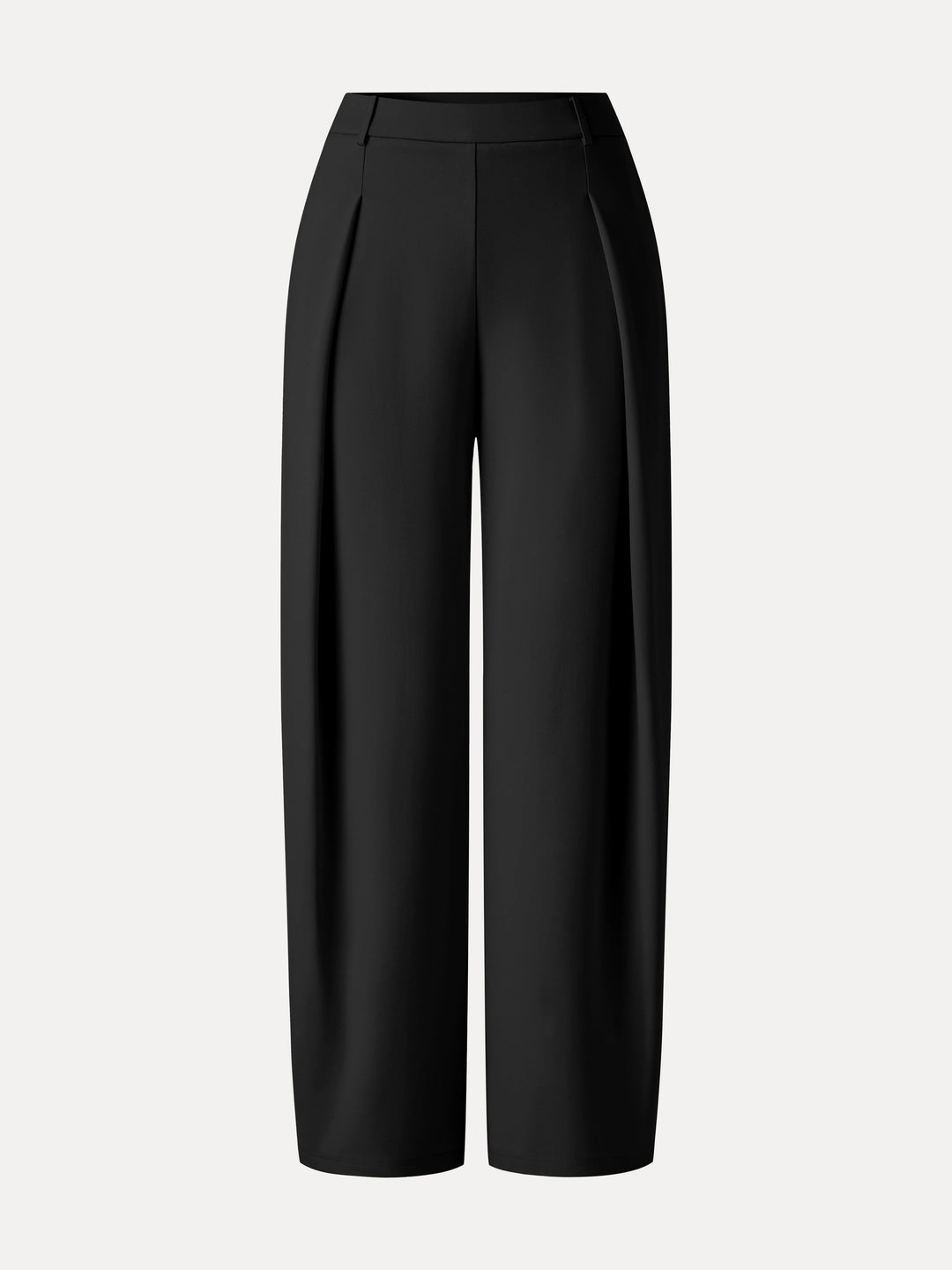 Ponte High-Rise Barrel Pants with Pockets