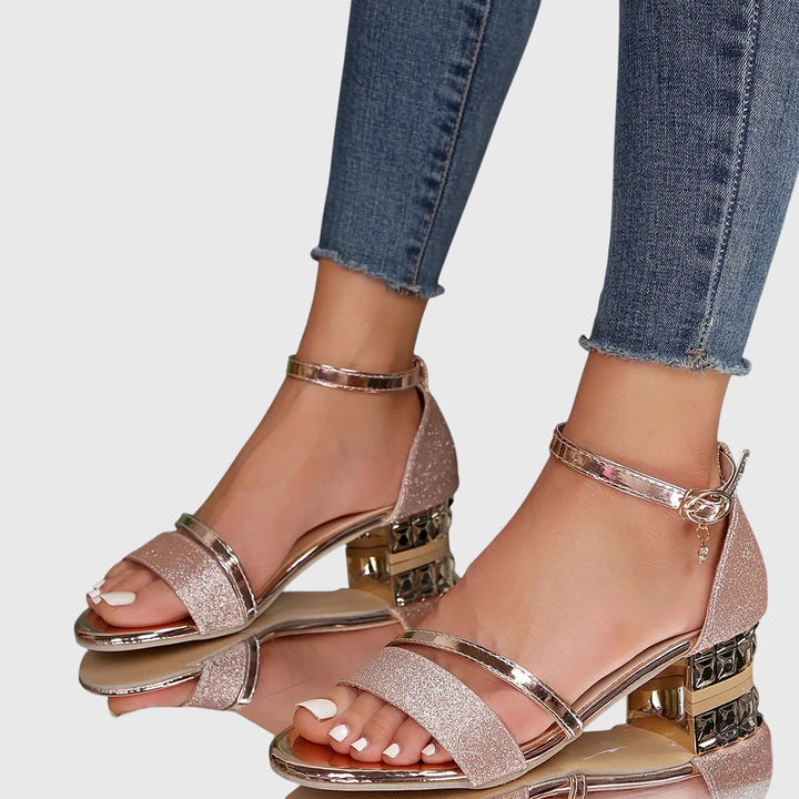 Alison Orthopedic Heeled Sandals — lifestyle shot