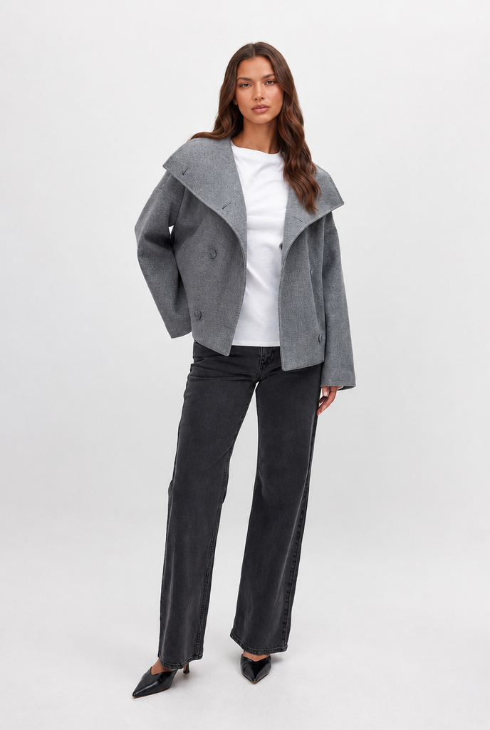 Gwen Short Jacket — women's jacket, back view