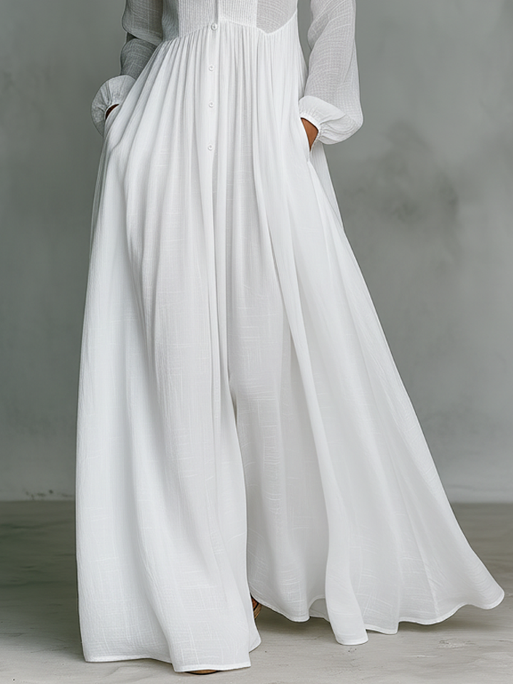 Elisa Patchwork Maxi Dress — detail view