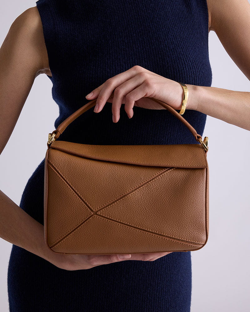 Women's Coffee Date Elegant Leather Mini Bag