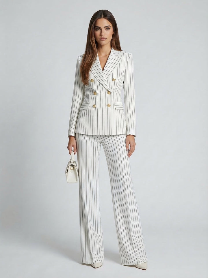 Tailored diplomatic blazer set women – full length