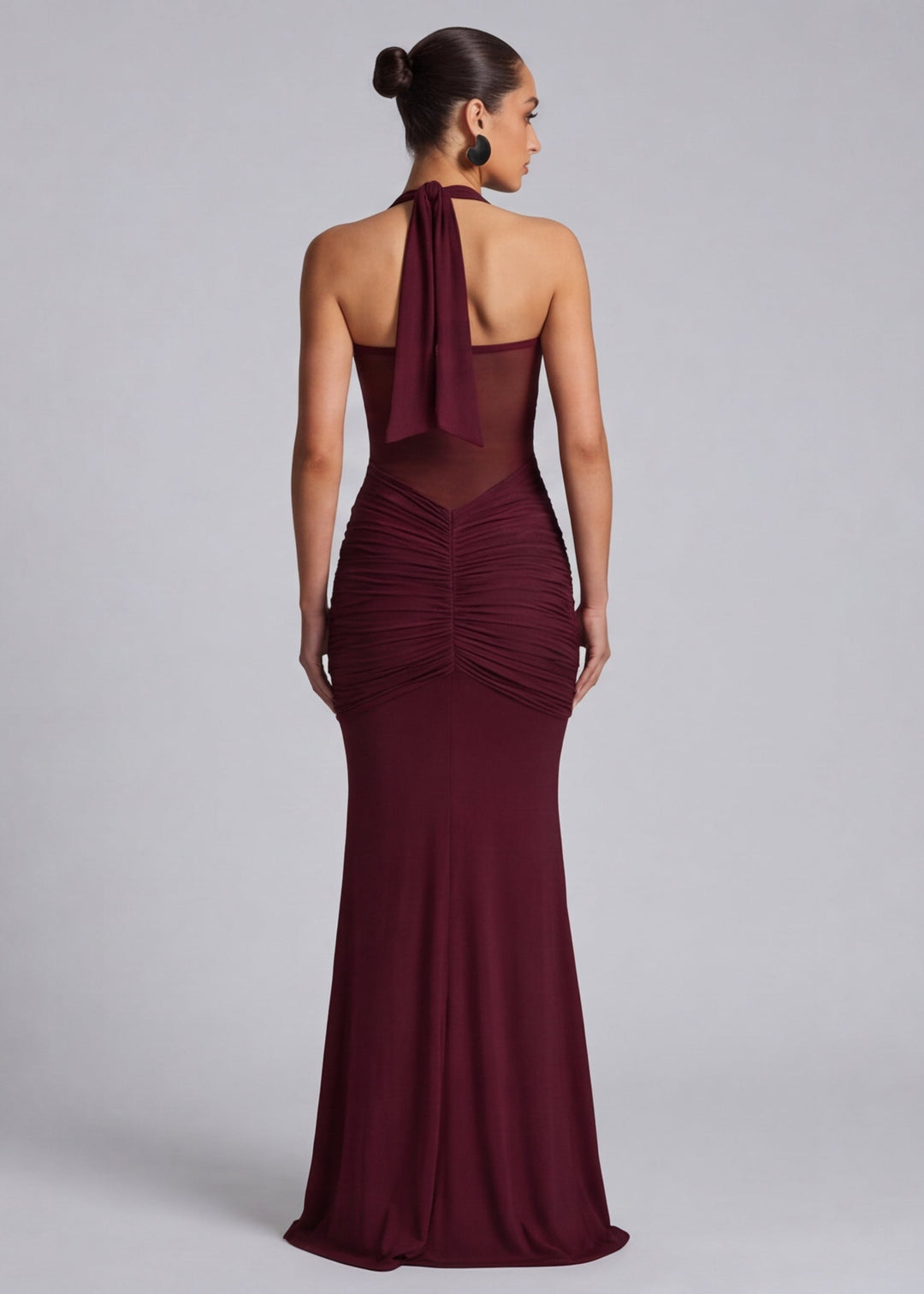 ARIA | Siren Hourglass Gown — women's evening gown, side view