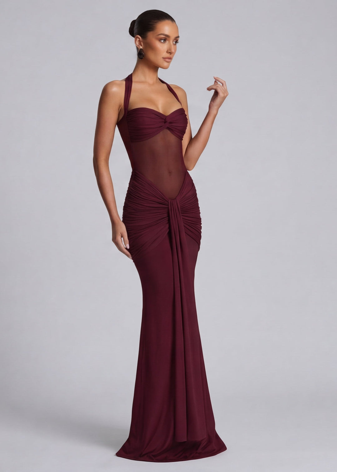 ARIA | Siren Hourglass Gown — women's evening gown, back view