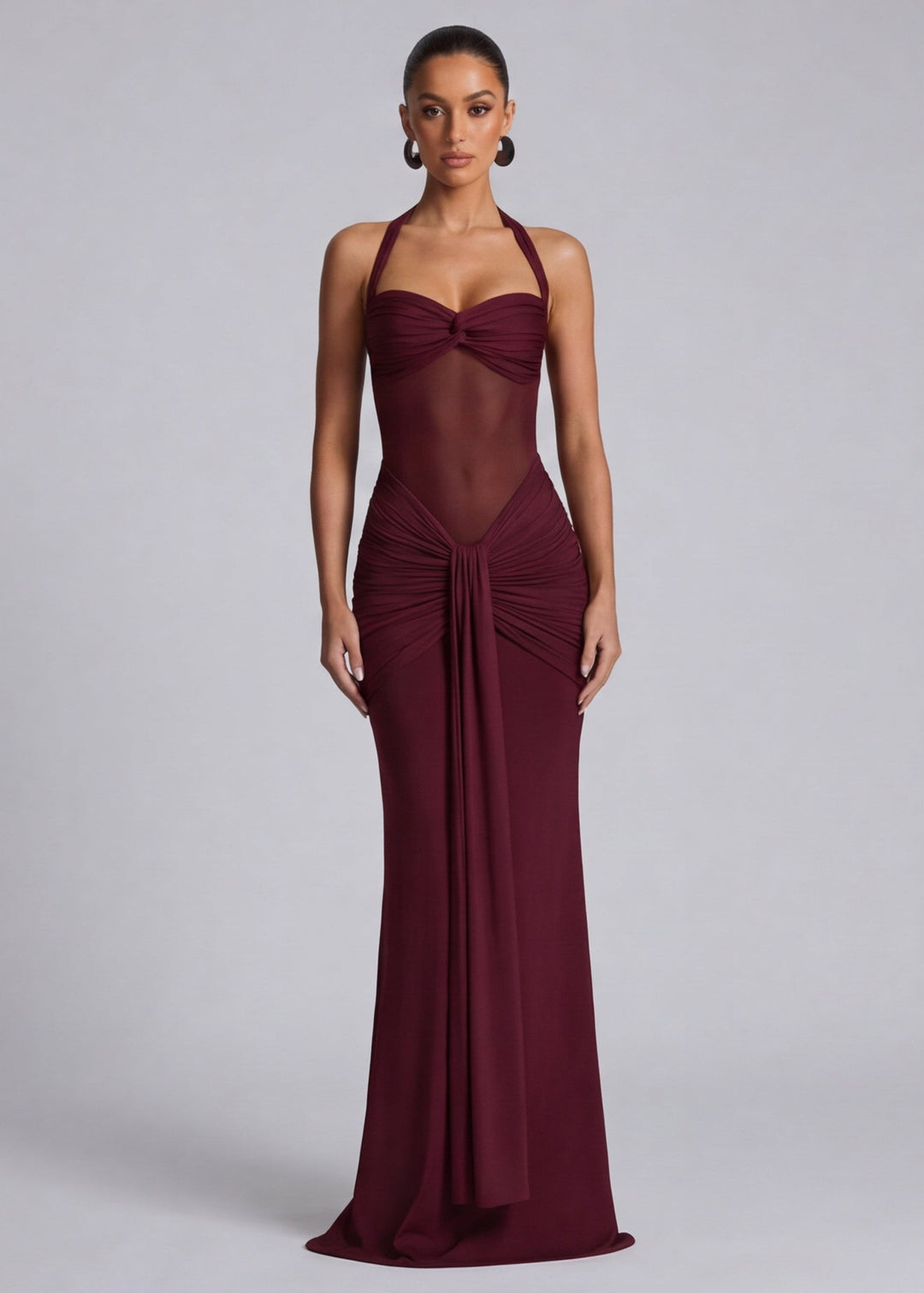 ARIA Siren Hourglass Gown - women's gown, front view