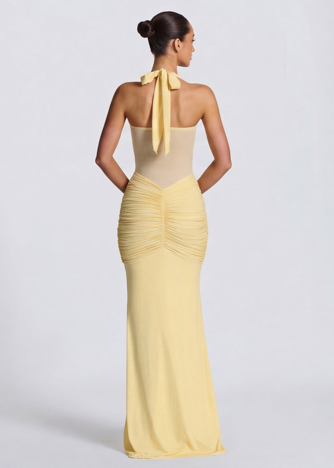 ARIA Siren Hourglass Gown - women's gown, fabric detail