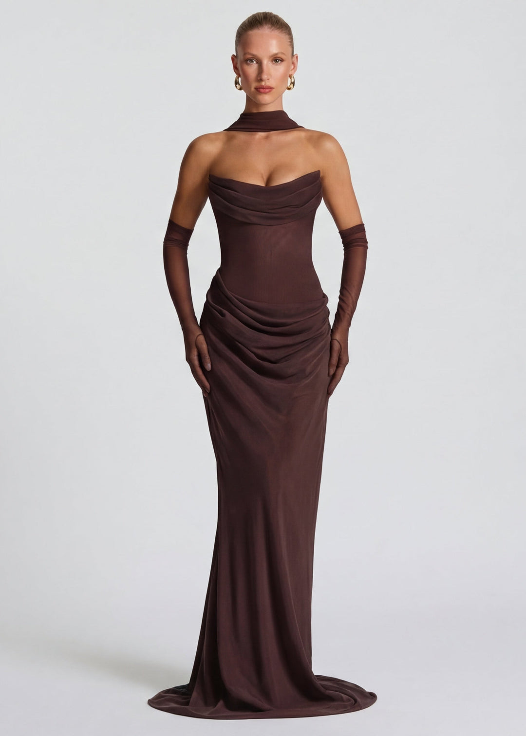 ARIA Muse Maxi Dress - women's maxi dress, side view