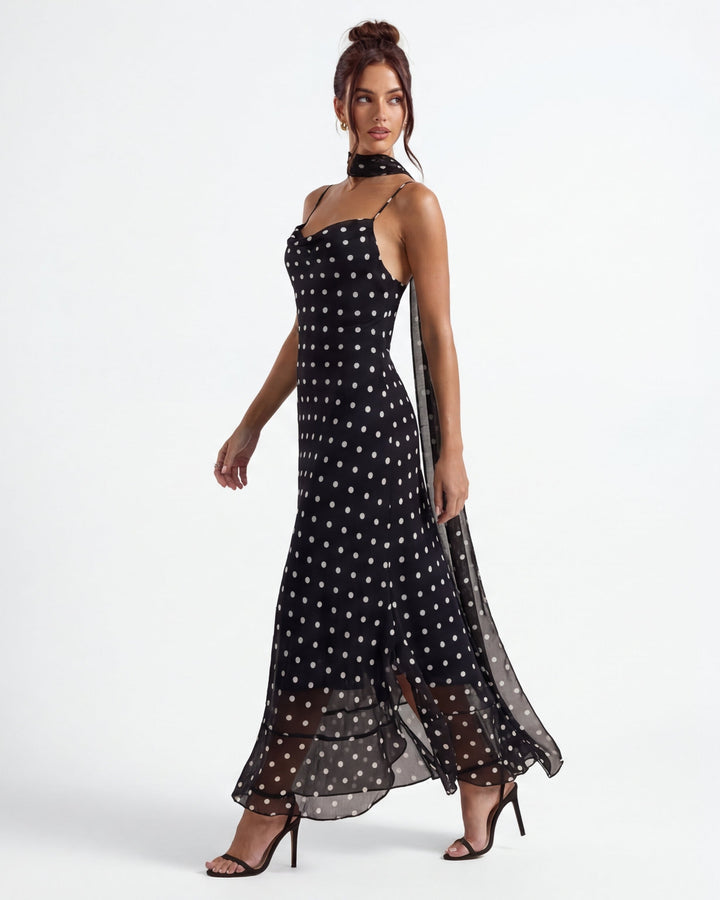 Noir Polka Maxi