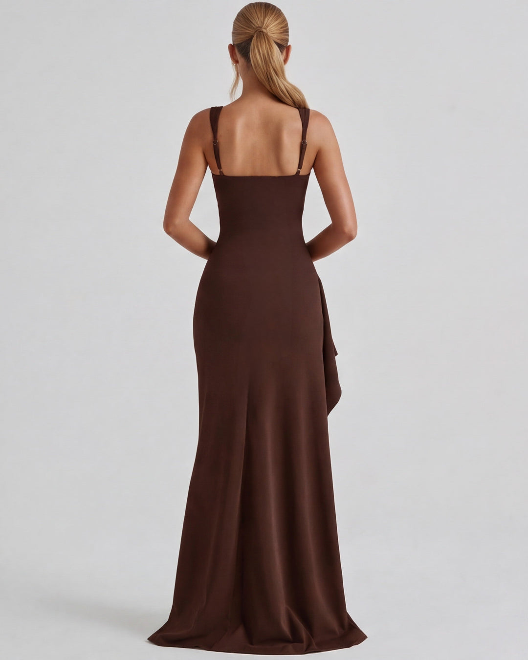Main Character Maxi Dress - women's maxi dress, movement shot