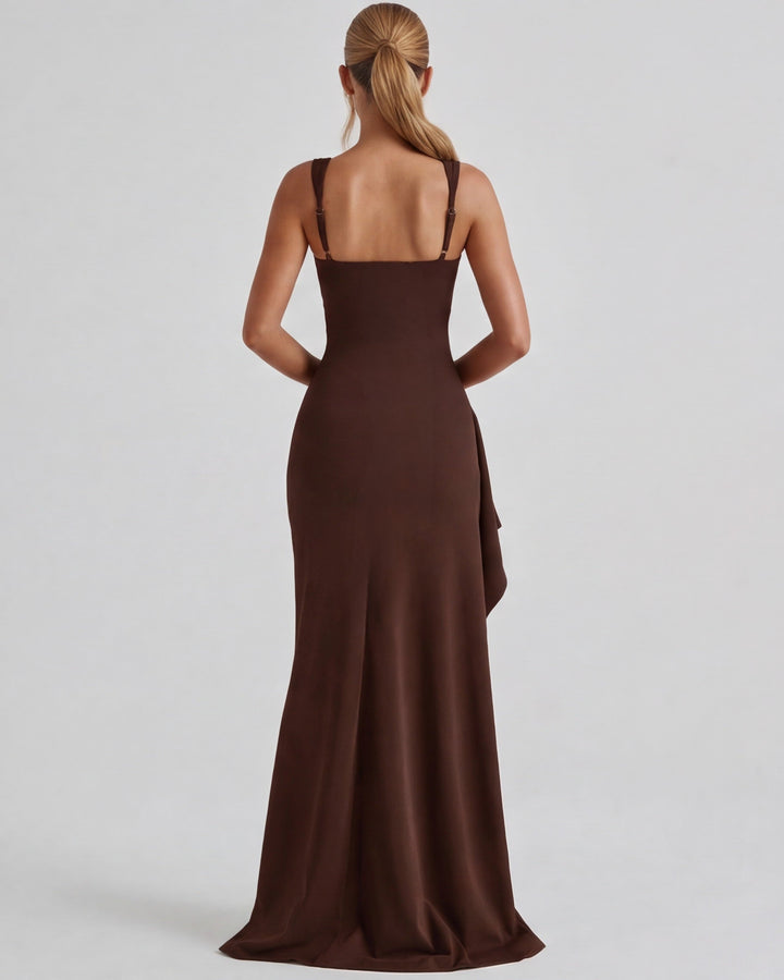 Main Character Maxi Dress - women's maxi dress, movement shot