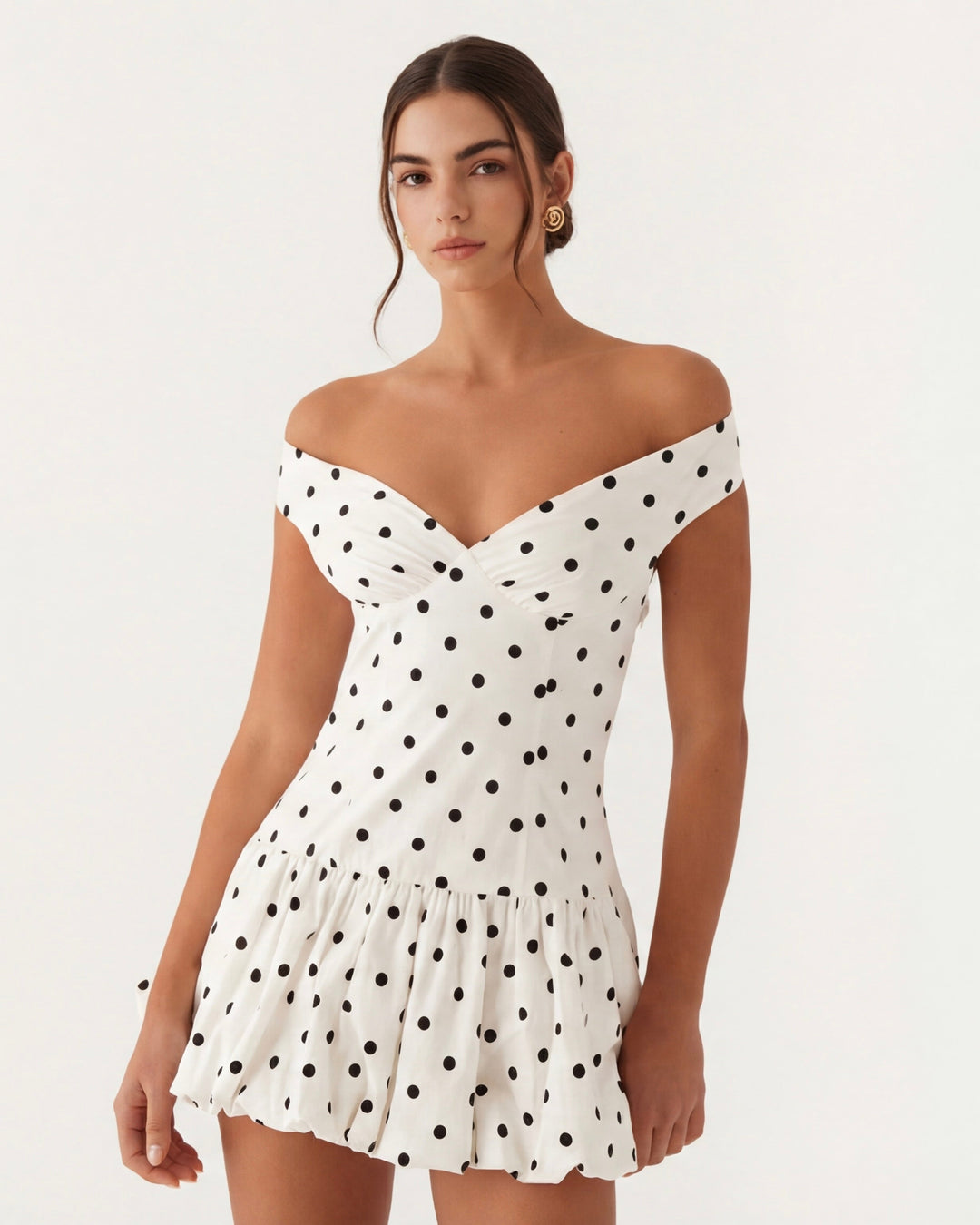 Sweetheart Polka Mini — women's fashion item, front view