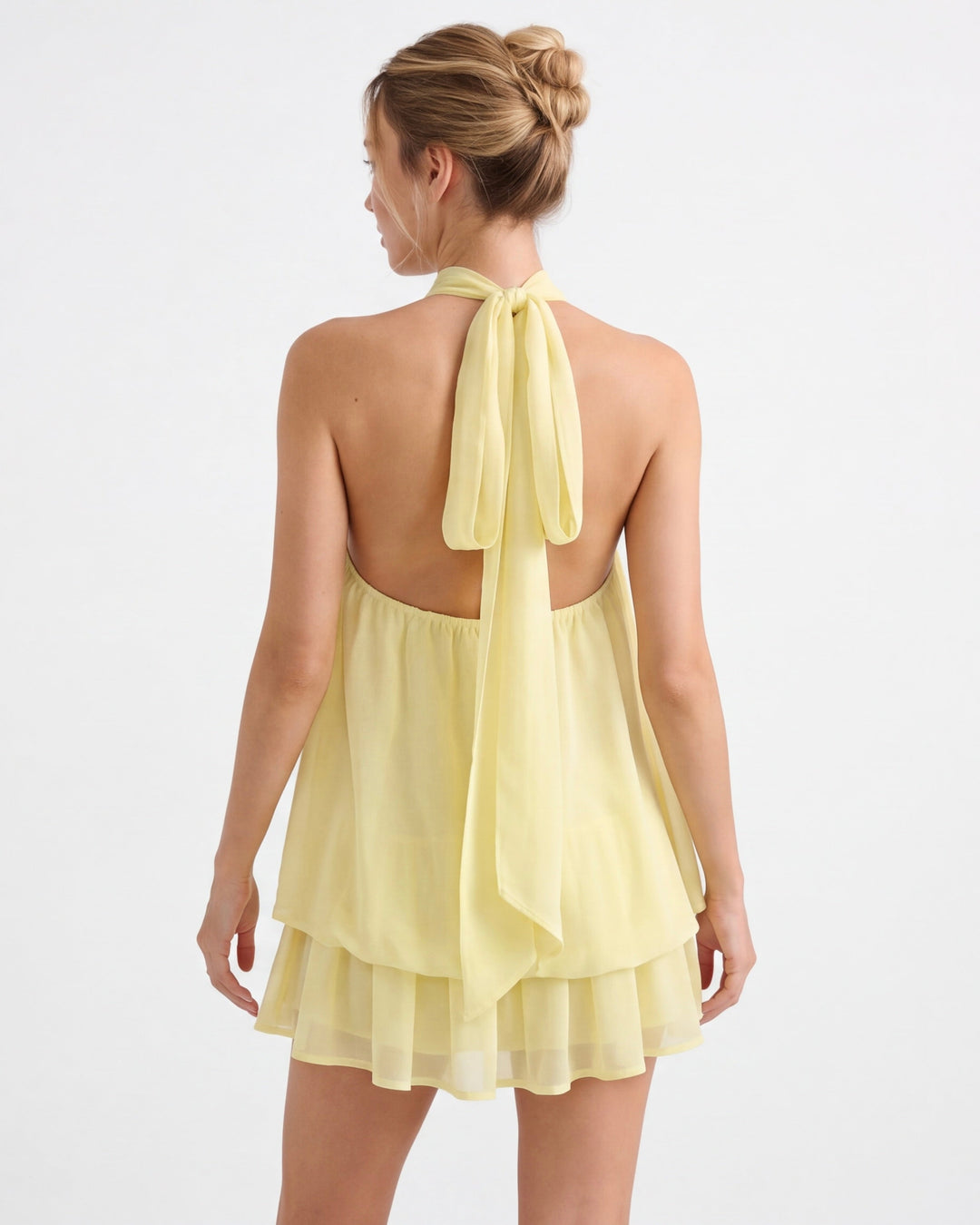Celestia Breeze Mini Dress - women's mini dress, back view