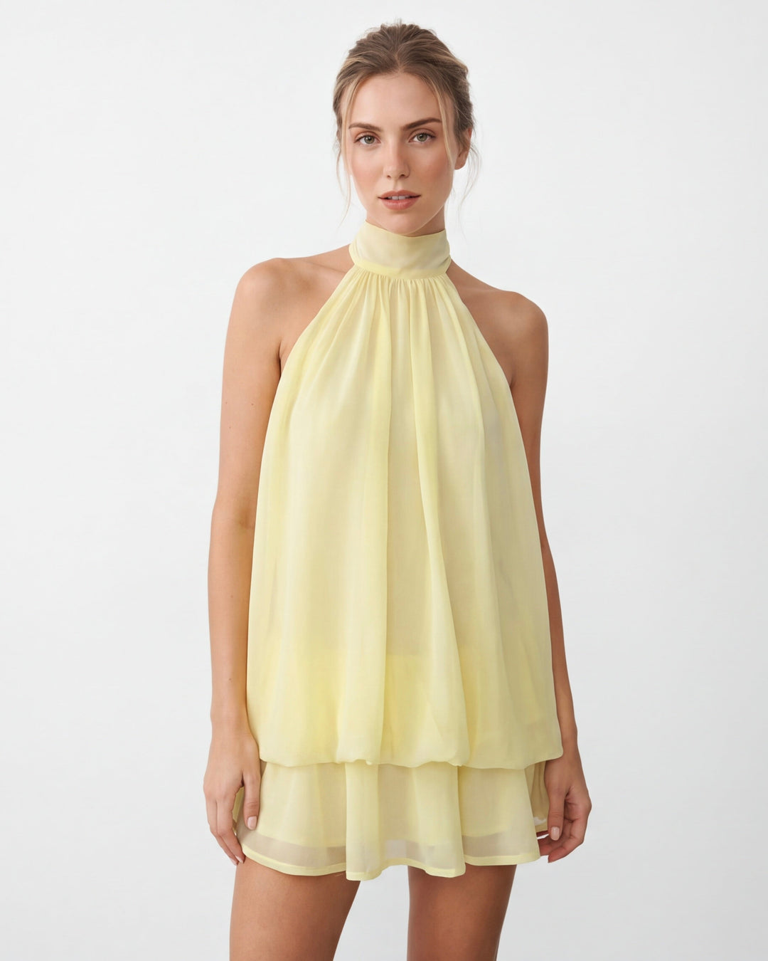 Celestia Breeze Mini Dress - women's mini dress, side view