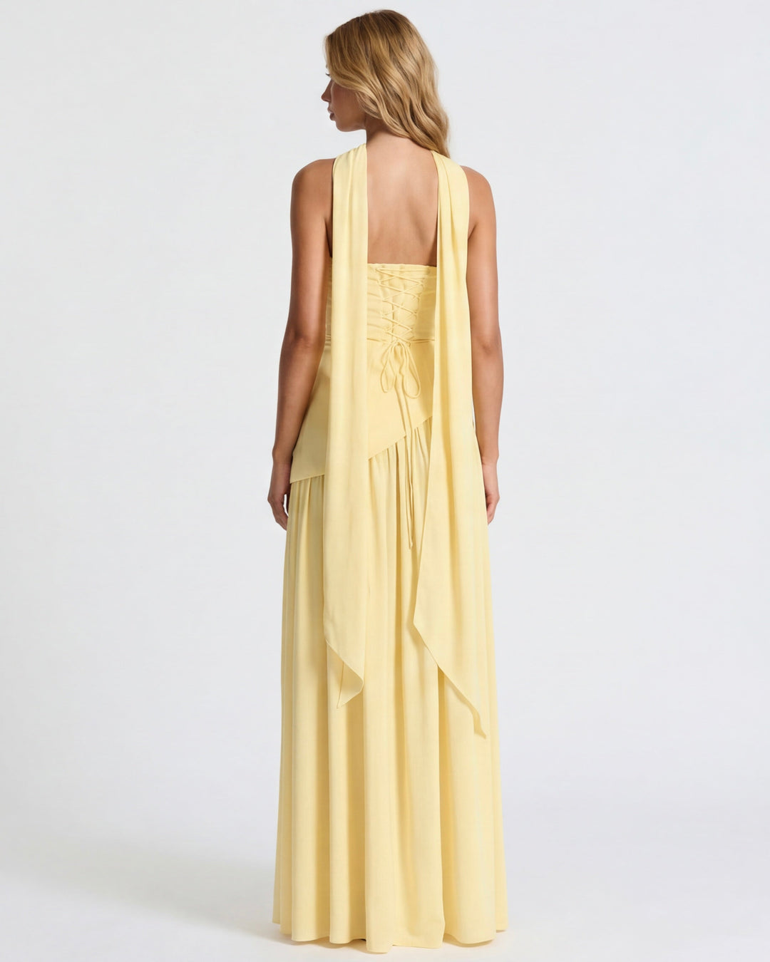 Aura Maxi Dress — women's dress, side view